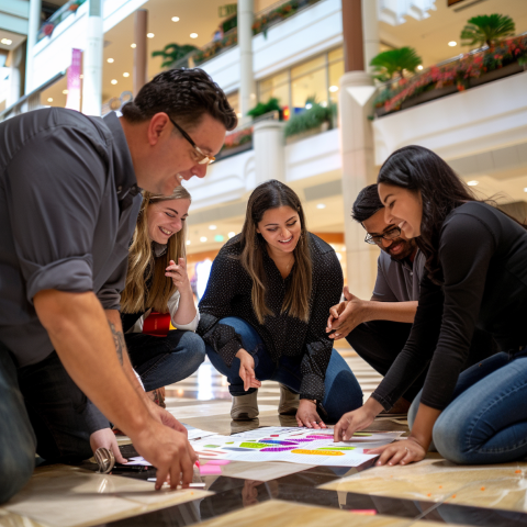 mall scavenger hunt for corporate teams